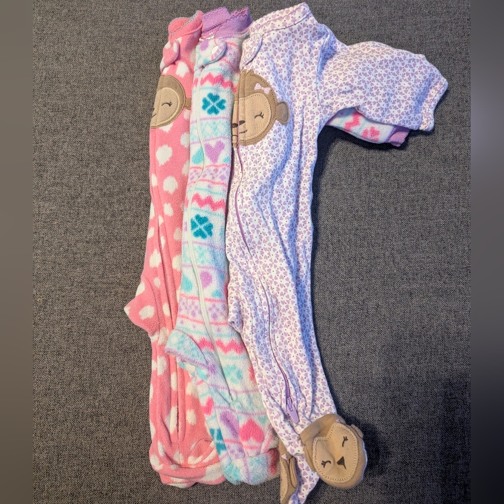 Cute Baby Pajama Set with Bear Design